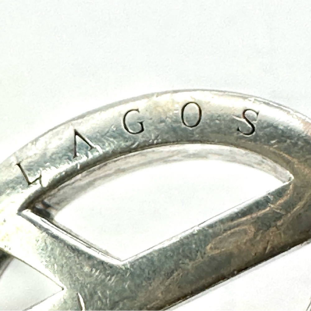 Lagos Sterling Silver Peace Sign Pendant - Picture 5 of 6